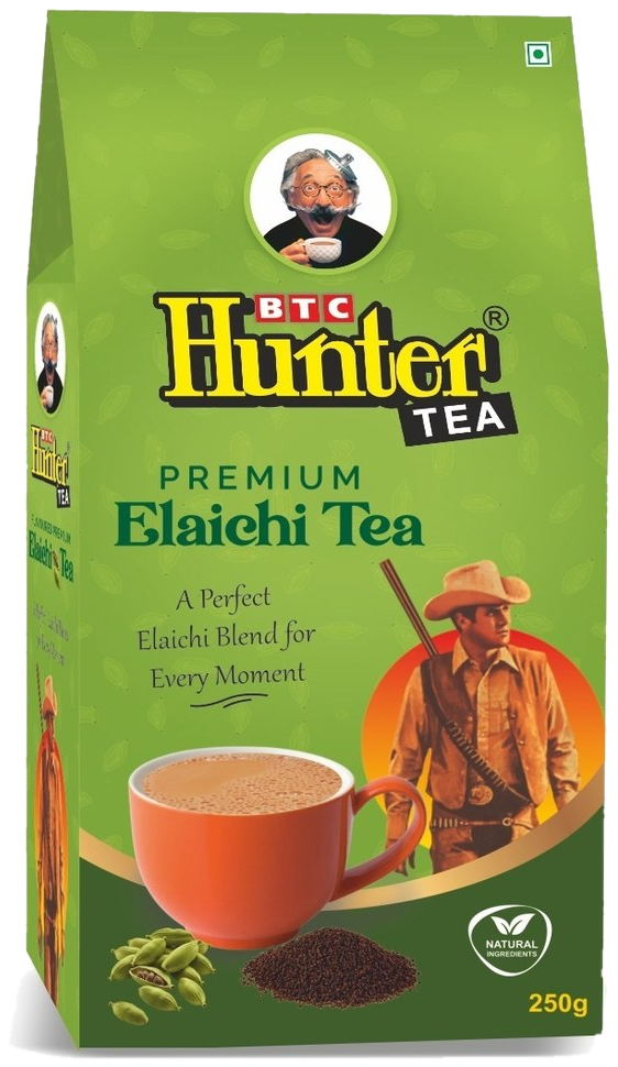 BTC Hunter Tea Premium Elaichi Tea, 250g